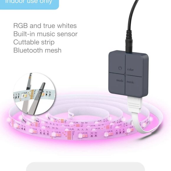 LED Smart Lighting Kit Bluetooth Wifi Alexa Enabled New - Picture 2 of 9